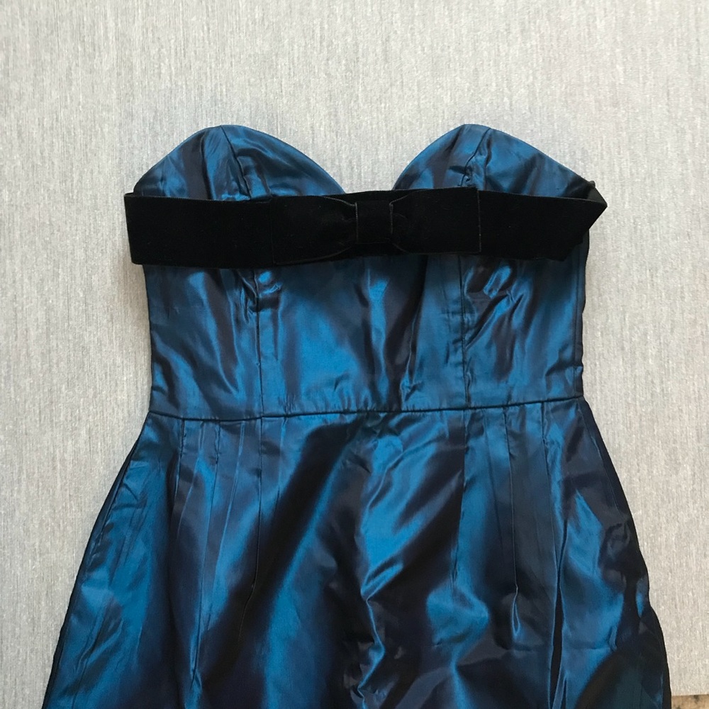 Strapless cocktail dress
